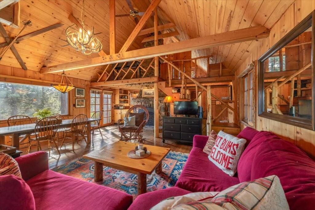 Coziest Cabin In Tahoe W Stone Fireplace Comfy Beds Close To Slopes & Lake Carnelian Bay Ngoại thất bức ảnh