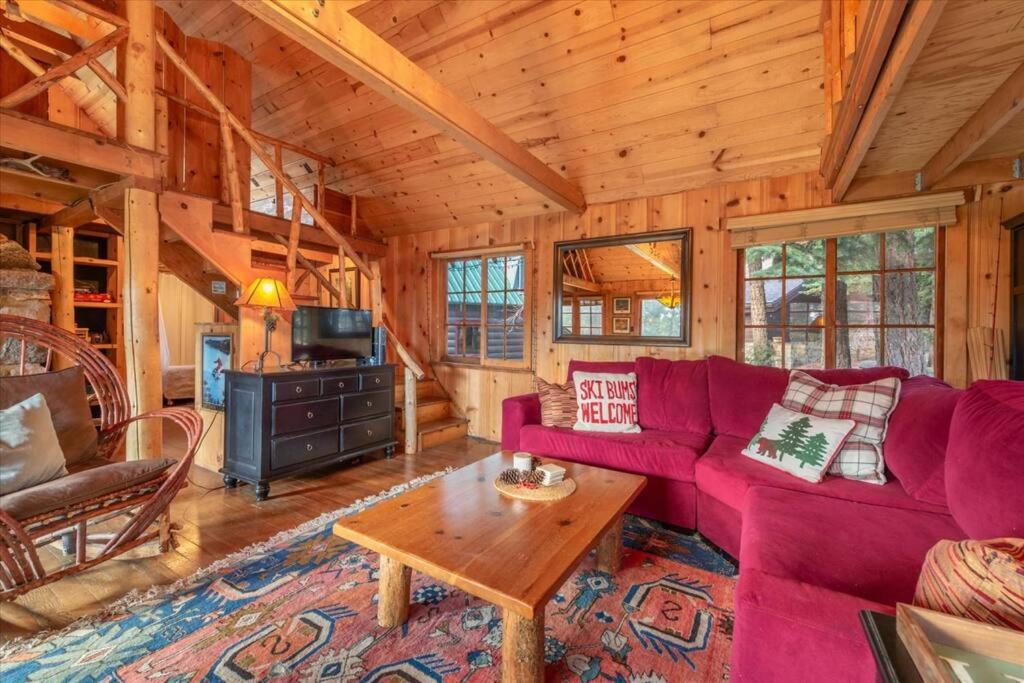Coziest Cabin In Tahoe W Stone Fireplace Comfy Beds Close To Slopes & Lake Carnelian Bay Ngoại thất bức ảnh