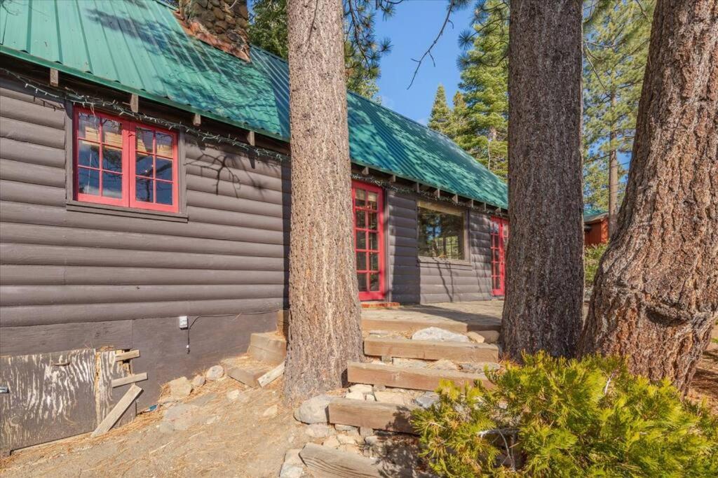 Coziest Cabin In Tahoe W Stone Fireplace Comfy Beds Close To Slopes & Lake Carnelian Bay Ngoại thất bức ảnh